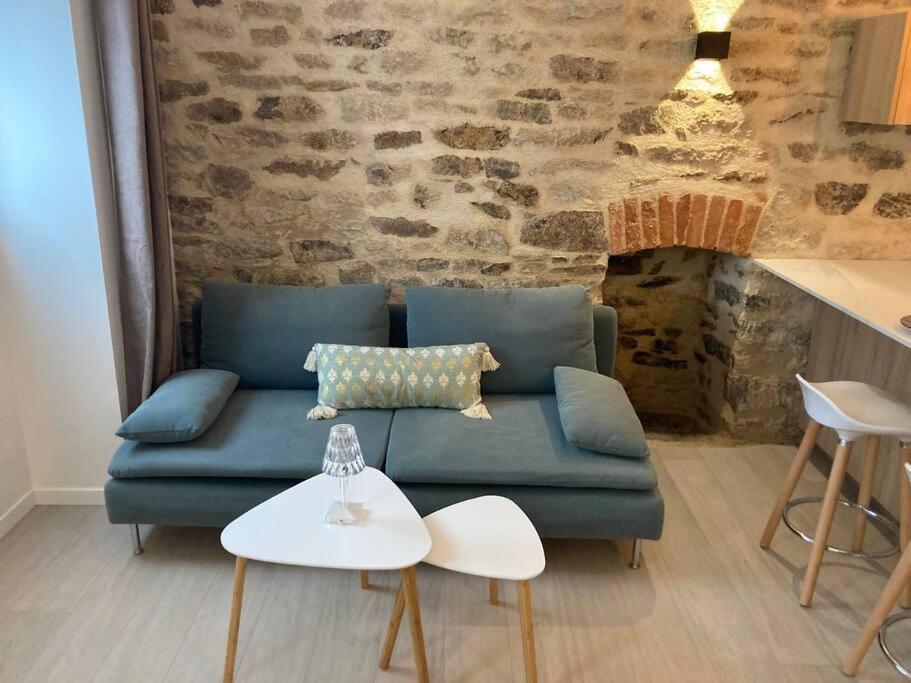 Appartement Centre Ville Quimper Avec Terrasse Exterior foto